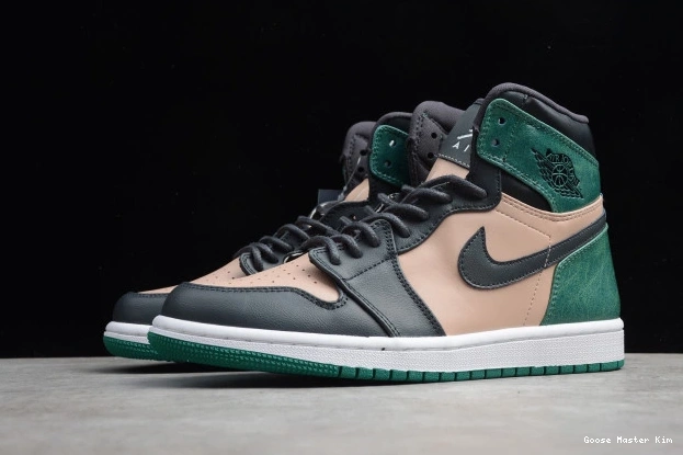 Retro Bio Anthracite Green Beige Jordan 1 High Mystic AH7389-203 Air 0607